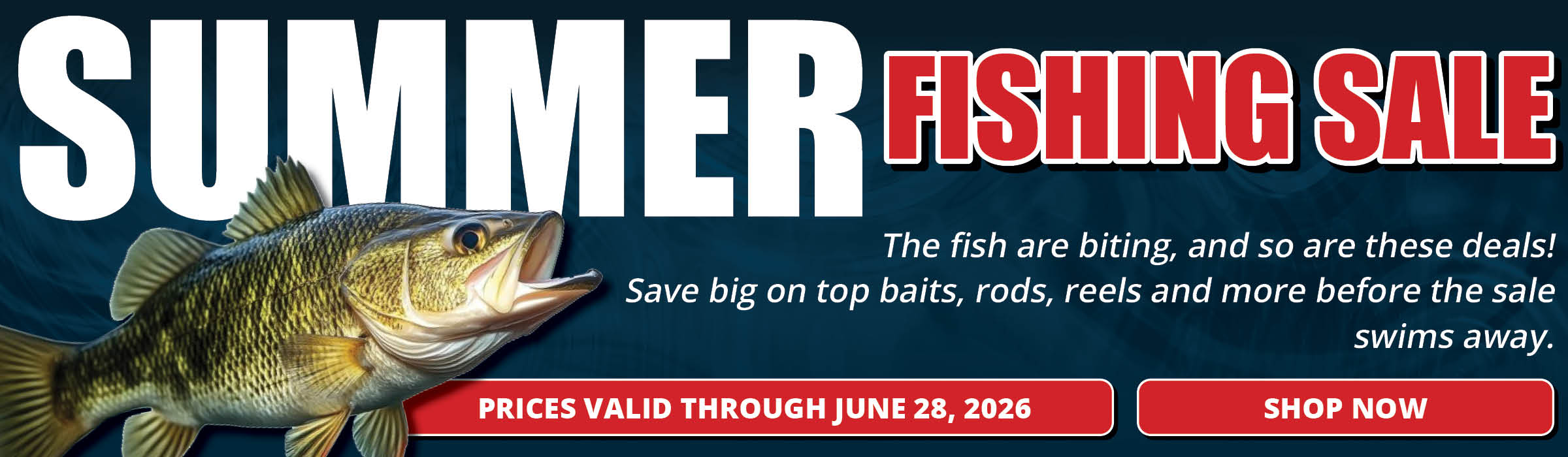 Summer Fishing Sale